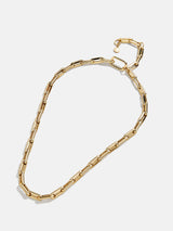 BaubleBar Deja Necklace - Gold -
Gold hera link necklace