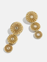 BaubleBar Naomi Statement Earrings - Gold - 
    Gold disc statement earrings