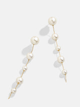 BaubleBar Blair Earrings - Gold/Pearl - 
    Pearl drop earrings