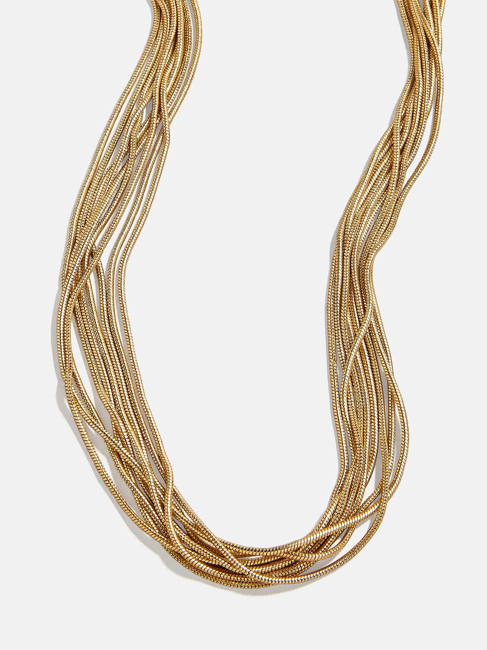 Vanessa Necklace Gold – Pre-layered chain necklace – BaubleBar