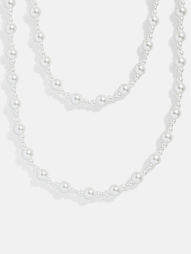 Charlotte Necklace - Pearl Strand
