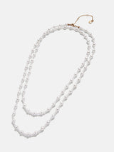 BaubleBar Charlotte Necklace - Pearl Strand - 
    Long pearl necklace