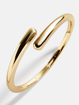 BaubleBar Naomi Wrap Hinge Bangle - Gold -
Gold hinge bangle