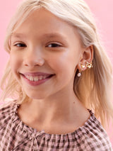 BaubleBar Little Romantic Kids' Clip-On Earring Set - Heart - 
    Set of two heart earrings