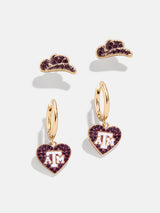 BaubleBar Texas A&M University Earring Set - Texas A&M University -
Limited Time: Enjoy 20% Off