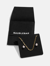 BaubleBar Jewelry Gifting Pouch - Jewelry With Insert Pouch -
Necklace & Earring Storage Pouch