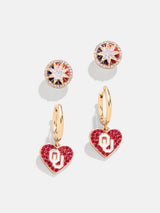 BaubleBar University of Oklahoma Earring Set - University of Oklahoma -
Limited Time: Enjoy 20% Off