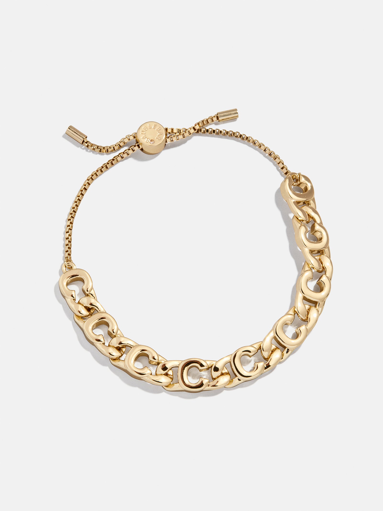 Repeating Initial Bracelet - C