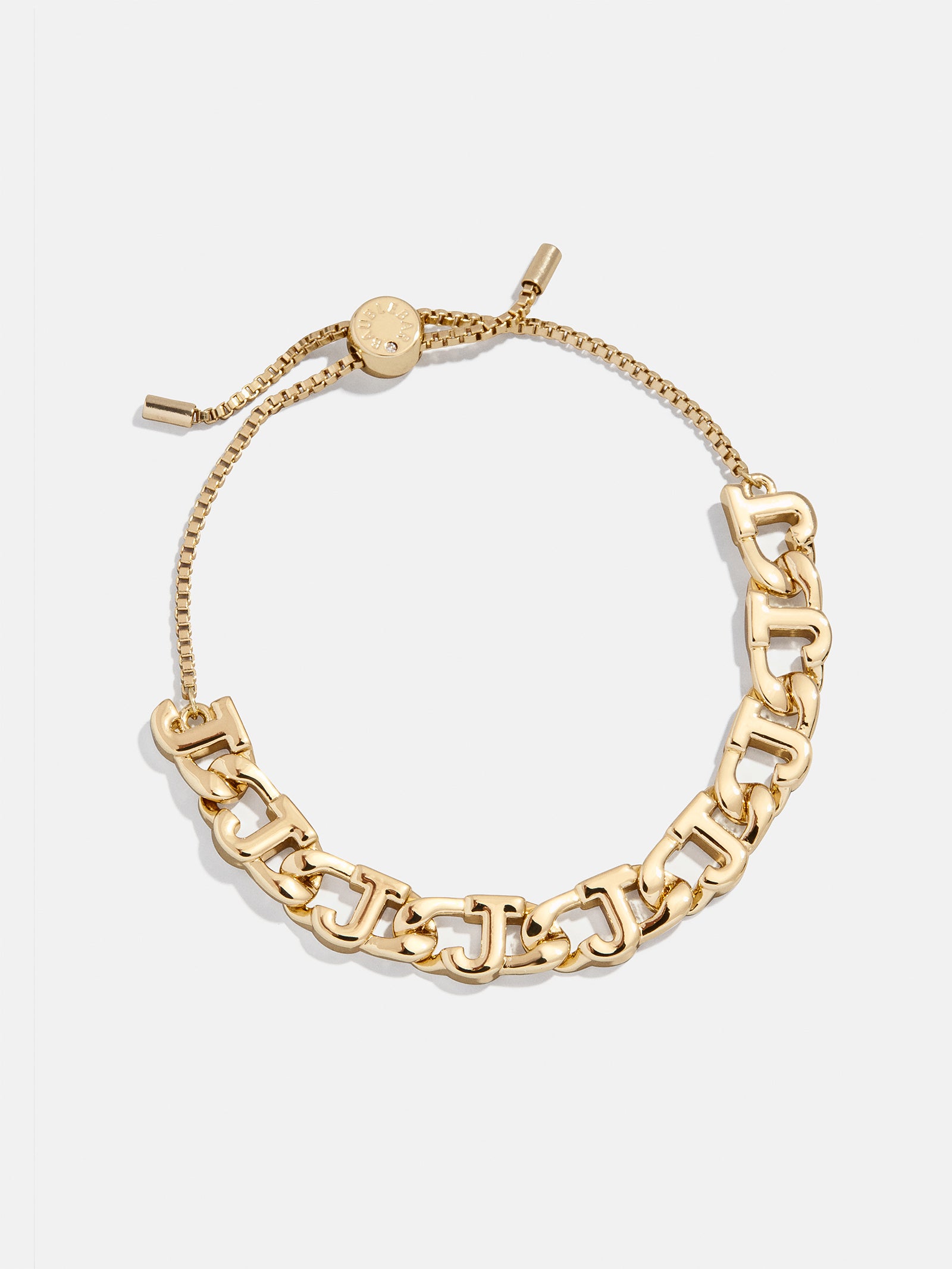 Repeating Initial Bracelet - J