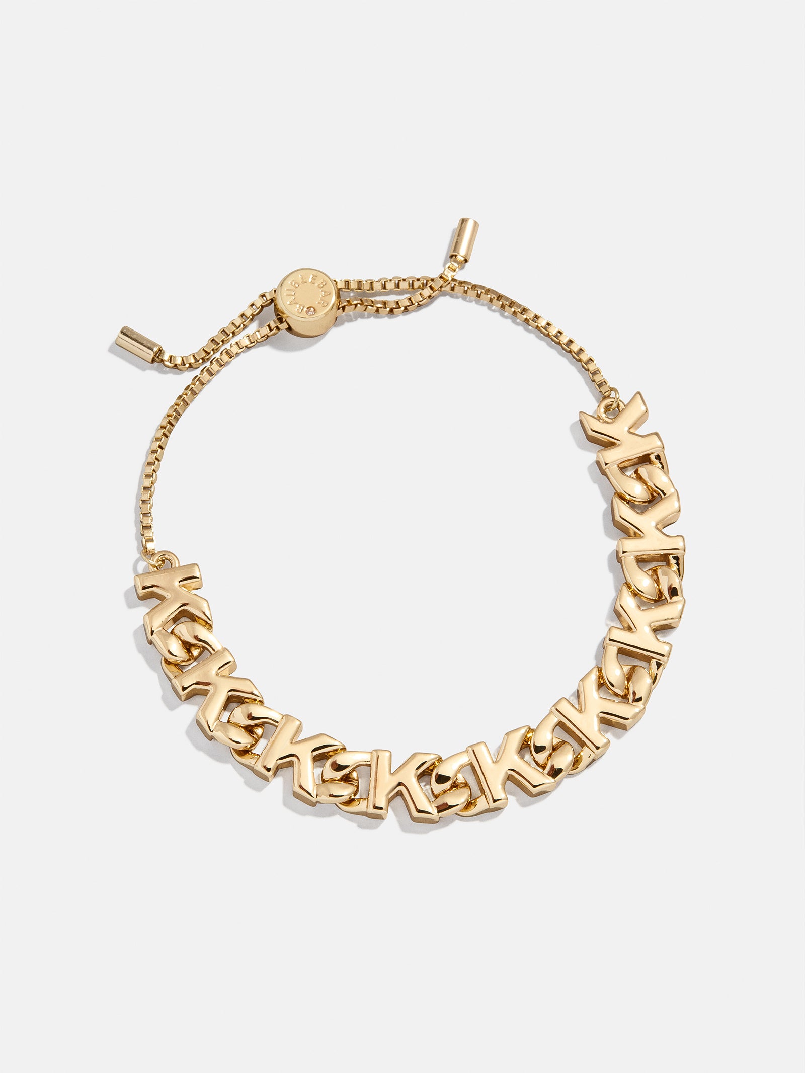 Repeating Initial Bracelet - K