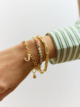 BaubleBar Deja Bracelet - Medium Gold Plated Brass -
Gold hera link bracelet