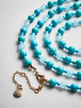BaubleBar Charlotte Semi-Precious Necklace - Turquoise -
Long turquoise pearl necklace