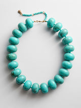 BaubleBar Joan Semi-Precious Necklace - Turquoise -
Turquoise chunky bead necklace