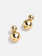 BaubleBar Ann Drop Earrings - Gold -
Round gold earrings