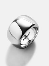 BaubleBar Cleo Ring - Silver -
Silver oversized ring