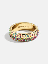 BaubleBar Lola Ring - Multi - 
    Multicolored pavé ring