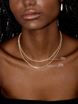 BaubleBar 18K Gold Bennett Classic Tennis Necklace - 18K Gold Plated Sterling Silver -
Black Friday Deal