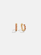 BaubleBar Jessica 18K Gold Plated Sterling Silver Birthstone Earrings - Garnet -
Stocking Stuffer Deal