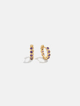 BaubleBar Jessica 18K Gold Plated Sterling Silver Birthstone Earrings - Amethyst -
Cyber Monday Deal; Demi-Fine Collection