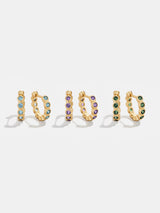 BaubleBar  - 
    18K gold plated sterling silver, Cubic Zirconia stones