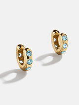 BaubleBar Sydney 18K Gold Plated Sterling Silver Birthstone Earrings - Aquamarine -
Cyber Monday Ends Tonight: Special Deal