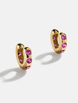 BaubleBar Sydney 18K Gold Plated Sterling Silver Birthstone Earrings - Rose -
Cyber Monday Ends Tonight: Special Deal
