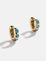 BaubleBar Sydney 18K Gold Plated Sterling Silver Birthstone Earrings - Blue Zircon -
Cyber Monday Ends Tonight: Special Deal