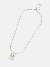 BaubleBar Reversible 18K Gold Zodiac Pendant Necklace - Taurus -
18K gold plated sterling silver