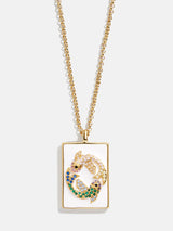 BaubleBar Reversible 18K Gold Zodiac Pendant Necklace - Pisces -
18K gold plated sterling silver