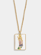 BaubleBar Reversible 18K Gold Zodiac Pendant Necklace - Virgo -
18K gold plated sterling silver