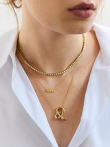 BaubleBar Bubble Zodiac Necklace - Aries - 
    Gold zodiac necklace
