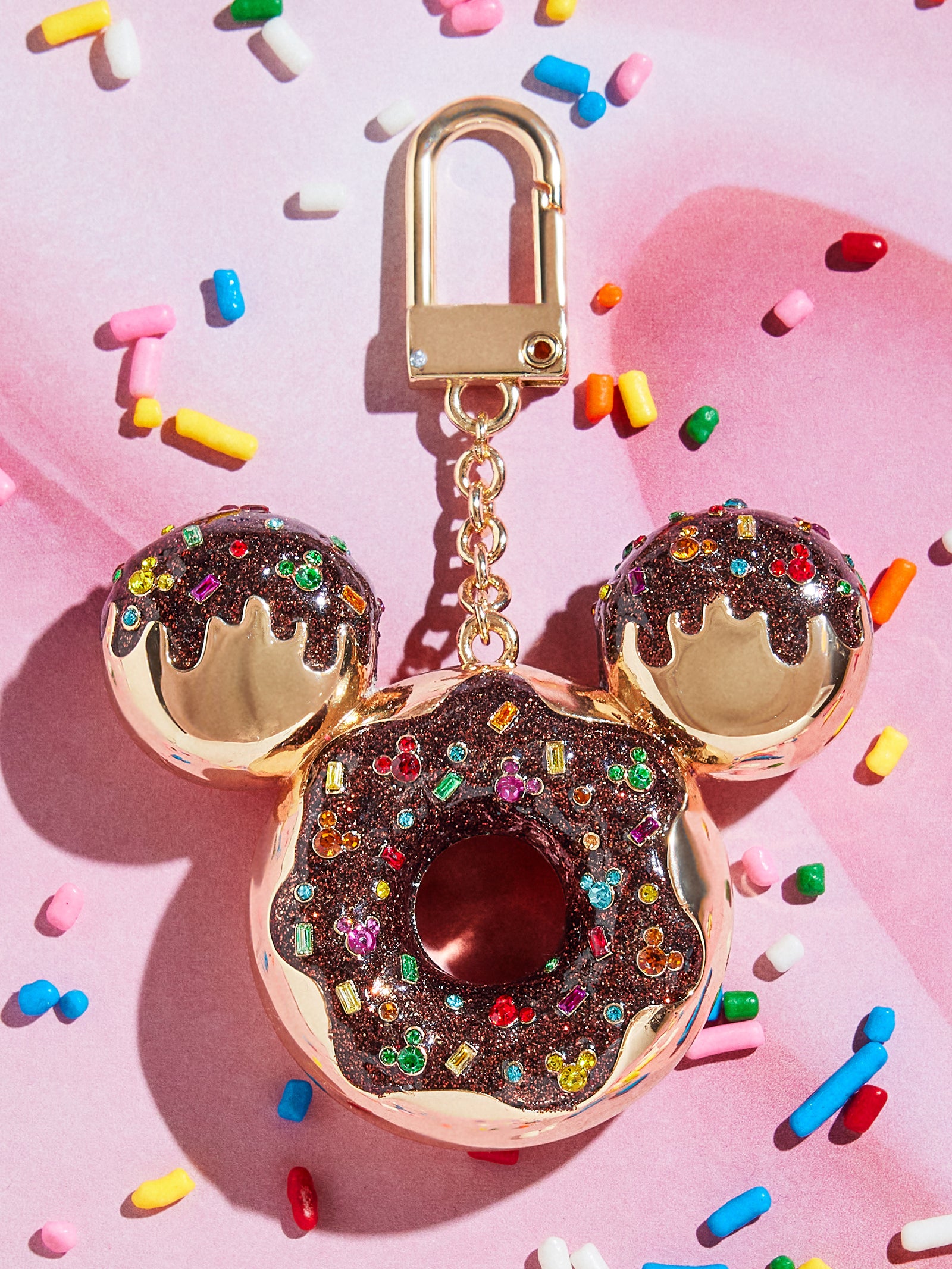 Disney Mickey Mouse Chocolate Donut Bag Charm - Disney
