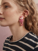 BaubleBar Disney Cheshire Cat Earrings - Purple - 
    Statement Cheshire Cat earrings