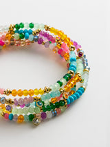 BaubleBar Indya Semi-Precious Layered Bracelet Set - Multi -
Set of five beaded stretch bracelets