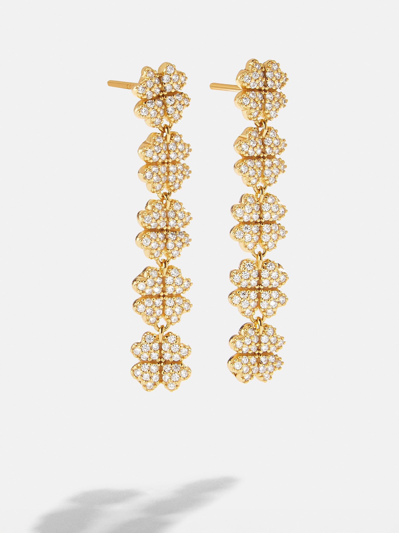 Double Clover Drop Earring main image 0