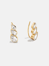 BaubleBar 18K Gold Victoria Earrings - Gold/Pavé -
Limited Time: Enjoy 20% Off