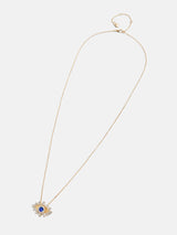 BaubleBar Elena Evil Eye Necklace - Gold/Blue -
Evil eye pendant necklace