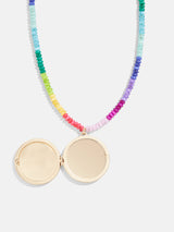 BaubleBar Lil' Smiley Kids’ Locket Necklace - Smiley Face - 
    Get Gifting Early: 20% Off Custom