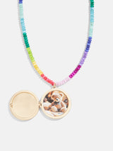 BaubleBar Lil' Smiley Kids’ Locket Necklace - Smiley Face - 
    Get Gifting Early: 20% Off Custom