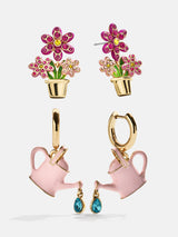 BaubleBar Grow Getter Earring Set - Watering Bucket -
Set of two earrings