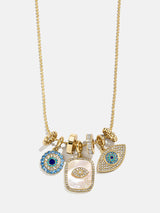 BaubleBar Evil Eye Charm Necklace - Turquoise Evil Eye -
Evil eye charm necklace