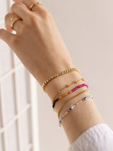BaubleBar Rowan Semi-Precious Layered Bracelet - Santorini -
Colorful bracelet with multiple chains