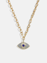 BaubleBar Eyes Out Necklace - Gold/Blue -
Cyber Monday Ends Soon: Enjoy 30% Off