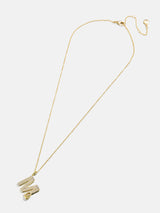 BaubleBar Pavé Double Initial Custom Necklace - Gold/Pavé - 
    25% Off Custom Gifts: The Annual Custom Event