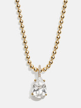 BaubleBar Esther 18K Gold Plated Sterling Birthstone Necklace - Crystal -
Black Friday Deal