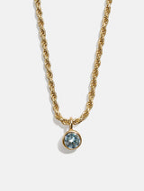 BaubleBar Florence 18K Gold Plated Sterling Birthstone Necklace - Aquamarine -
Black Friday Deal