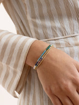 BaubleBar Rowan Semi-Precious Layered Bracelet - Capri -
Colorful bracelet with multiple chains