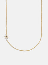BaubleBar 18K Gold Asymmetrical Star of David Necklace - Star of David -
Cubic zirconia, 18K gold plated sterling silver