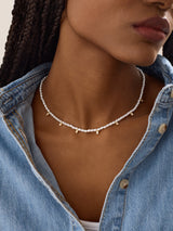 BaubleBar 18K Gold Myra Necklace - Gold/Pearl -
18K gold plated sterling silver