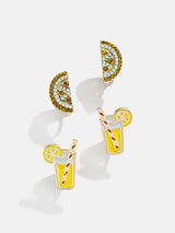 BaubleBar Squeeze The Day Kids' Clip-On Earring Set - Lemonade -
Lemonade clip-on earrings, lemon clip-on earrings